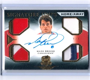 2020-21 Upper Deck The Cup Mark Recchi Signature Uni's Home/Away Auto #'ed 1/5 - Picture 1 of 1