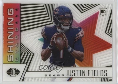 2021 Panini Illusions Shining Stars Justin Fields #SS-14 Rookie RC - Image 1 of 3
