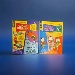 2 Disney Comic Digest (Huey Dewey & Louie/3 Caballeros/Isola @ Top Of The World - Foto 1 di 3