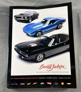 2017 BARRETT JACKSON SCOTTSDALE ARIZONA JANUARY 14-22 AUCTION CATALOG - Picture 1 of 18