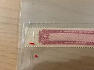 US RARE Revenue liquor stamp Tax Pd Bottle Strip Distilled Spirits mint perf12 G - Picture 1 of 6