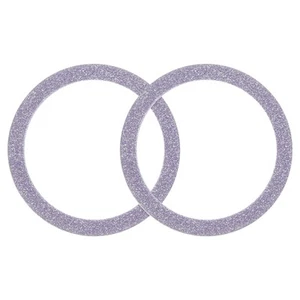 2Pcs Magnetic Sticker Ring, Metal Sparkle Magnetic Adapter Ring, Pink - Zdjęcie 1 z 7