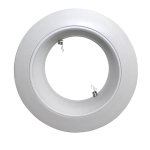 Capri Lighting RM40WOV Recessed White Baffle Trim Oversized Oval Ring, 6-Inch - Picture 1 of 2