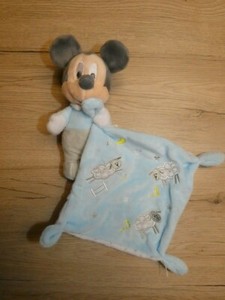 Peluches Et Doudous Bleus Avec Mickey Pour Bebe Ebay