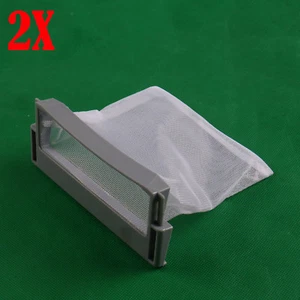 2 un. filtros de pelusa para lavadora para SANYO XQB50-238 XQB46-138 XQB62-398 - Imagen 1 de 8