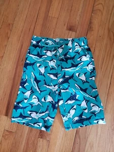 Boy's Youth Swim Suit Trunks Shorts Medium 7-8 NWT Sharks - Picture 1 of 2