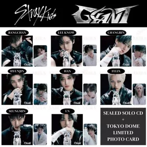 STRAY KIDS GIGANTE "SIGILLATO" SOLO CD + TOKYO DOME LIMITED SET FOTO CARD UFFICIALE - Foto 1 di 9
