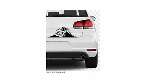 Peeking Baby Yoda Sticker Decal - JDM Sticker - Choose Size & Color - Picture 1 of 1