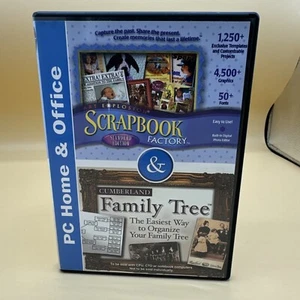 Nova Development Art Explosion Scrapbook Factory & Family Tree Windows ME 2k XP - Picture 1 of 6