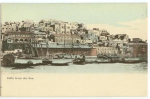 c1908 Jaffa Palestina desde el mar - Imagen 1 de 2