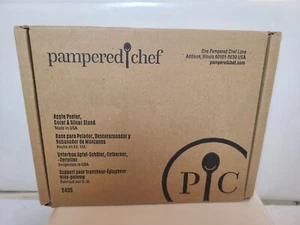 Neu im Karton Pampered Chef Äpfelschäler, Entkerner & Hobel Ständer - Bild 1 von 3