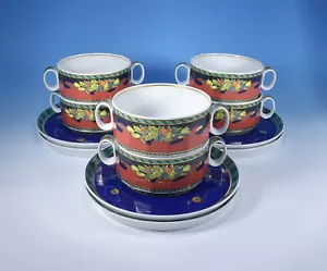 Rosenthal Versace "Le Roi Soleil" 6 Suppentassen & Untertassen 1.Wahl - Bild 1 von 2