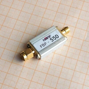 550 (510 ~ 570) Filtr pasmowy MHz, ultra mały rozmiar, interfejs SMA - Zdjęcie 1 z 5