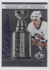2012-13 Panini Limited Stanley Cup Winners Signatures /99 Clark Gillies Auto HOF