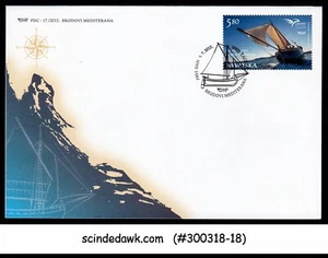 CROATIA - 2015 THE SHIP OF MEDITERRANEAN SEA - FDC - Picture 1 of 1