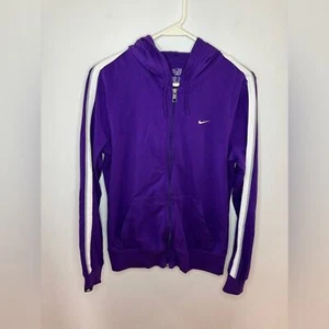Pre-Owned LG Nike The Athletic Department Vintage Purple Zip-Up Hoodie - Picture 1 of 10