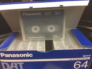 1 nastro (nuovo) Panasonic DAT nastro R-64 - 64 minuti - cassetta nastro audio digitale - Foto 1 di 2
