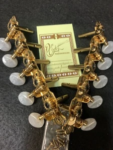 DON CORTEZ BAJO QUINTO MAQUINARIA TRADICIONAL GOLD MACHINE HEAD - Picture 1 of 3