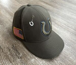 Indianapolis Colts Salute To Service 2017 New Era 59Fifty Fitted Hat Sz 7 1/4