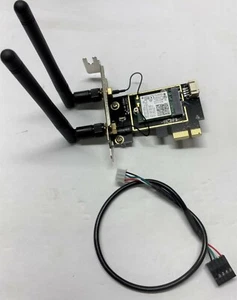 Intel Dual Band Wireless-AC 3165 NGW 802.11AC Desktop Wi-Fi KARTA PCI-E ADAPTER - Zdjęcie 1 z 5