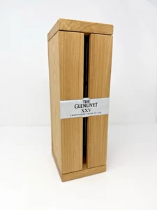 The GLENLIVET XXV 25 ANNI SCATOLA DI LEGNO VUOTA CON LIBRO E NUMERO DI LOTTO - senza bottiglia - Foto 1 di 7