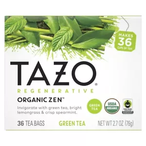 TAZO Tea Bag Regenerative Organic Zen 36 Count Box - Picture 1 of 5