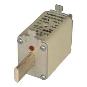 Mersen part NH1GG50V200 Desc: NH 1 200A 500V GG - Picture 1 of 1