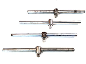 Snap On Tools USA Vintage 3/8” Drive 8” Long Chrome Sliding Breaker Bar F5 - Foto 1 di 9