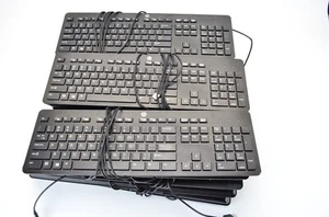 Lot of 15 HP Full Qwerty USB Keyboard KU-1469 KBAR211 803823 803181 - Picture 1 of 4
