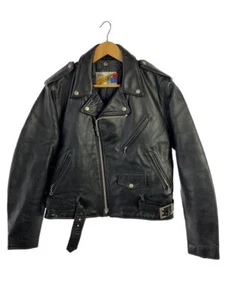 Schott PERFECT double riders jacket size 40 leather BLK perfecto biker tag - Foto 1 di 7