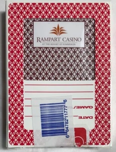 Rampart Casino Las Vegas Playing Cards Poker Dark Red Deck Resort at Summerlin - Bild 1 von 1