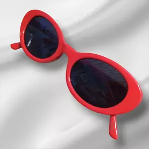 Gafas de sol estilo retro rojas gafas de sol ojo de gato Rockstar NUEVO - Imagen 1 de 8