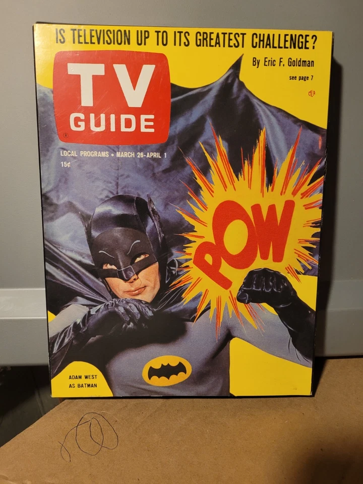 BATMAN  TV Guide Collectors Classics Mar 26, 1966 Reissue 2002 ADAM WEST Opened - Image 1 of 4