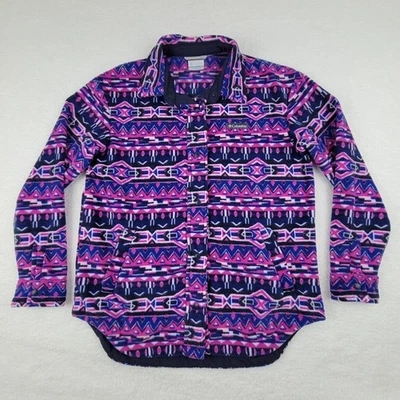 Columbia Benton Springs Camisa Chaqueta Mujer Mediana M Estampado Nativo Suroeste Foto 1 de 4