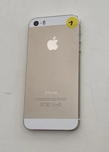 Apple iPhone 5s 16GB Gold Weiß Spender - Kamera Gehäuse Accu Micro Ok LESEN - Bild 1 von 3