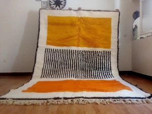 Moroccan Berber rug - Beni ourain rug - all wool berber rug - Custom area rug - Picture 1 of 5