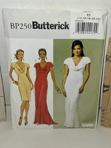 Butterick BP250 Misses Dress Evening Formal Close Fit Size 14 16 18 20 22 Floor - Picture 1 of 3