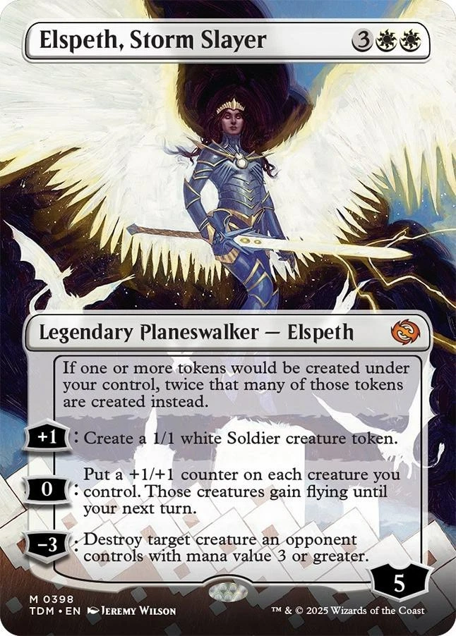 Magic Elspeth, Storm Slayer I Tarkir: Dragonstorm I M 0398 I Extendet Art EN NM - Bild 1 von 1