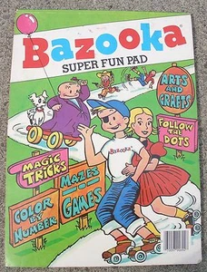 Vintage Bazooka Joe Super Fun Pad, 1983, Great Graphics!  Advertising! - Picture 1 of 1