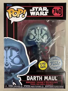 Darth Maul (Hologram) (Glow) 740 ~ Star Wars: Darkside ~ Funko Pop Vinyl ~ GITD - Picture 1 of 6