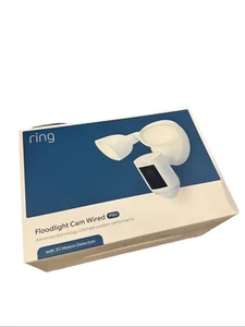 Ring Floodlight Cam Wired Pro Wi-Fi 1080p Surveillance Camera White - BRAND NEW - Picture 1 of 1