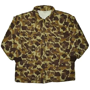 Vintage Gamehide Duck Camo Hunting Parka Men's XL REVERSIBLE Camo / Winter White - Picture 1 of 12