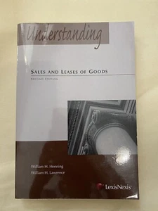 Understanding Sales and Leases of Goods by William H. Lawrence and William H.... - Imagen 1 de 3