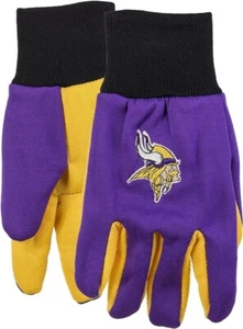 Minnesota Vikings Forever Collectibles NFL Colored Palm Utility Work Gloves - Picture 1 of 1