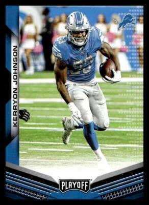 2019 Panini Playoff #134 Kerryon Johnson    Detroit Lions - Image 1 of 2