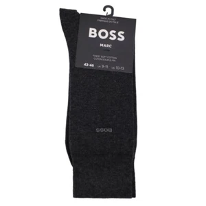 Calcetín hombre BOSS Marc RS CC gris monocolor 50469843 012 carbón - Imagen 1 de 2