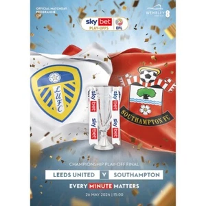FULL SET OF EFL PLAY OFF FINAL PROGRAMMES 2024 - Picture 1 of 3