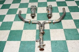 86-91 Corvette 5.7L Aftermarket Borla Exhaust System Pair Mufflers Tips Assembly - Picture 1 of 14