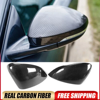 Tapas de cubierta de espejo retrovisor de fibra de carbono para Jaguar F-type 2013-2016 Foto 1 de 4