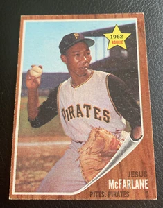 1962 Topps Baseball Jesus McFarlane PIrates #229 RC Midgrade Condition - Picture 1 of 2